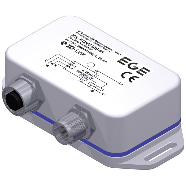 IO-Link converter from EGE: Digital retrofit for analog sensor signals